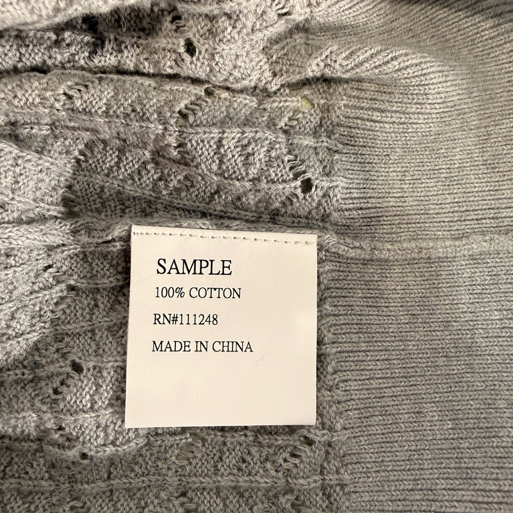 Barefoot Dreams Gray V-Neck Sweater - Picture 9 of 9